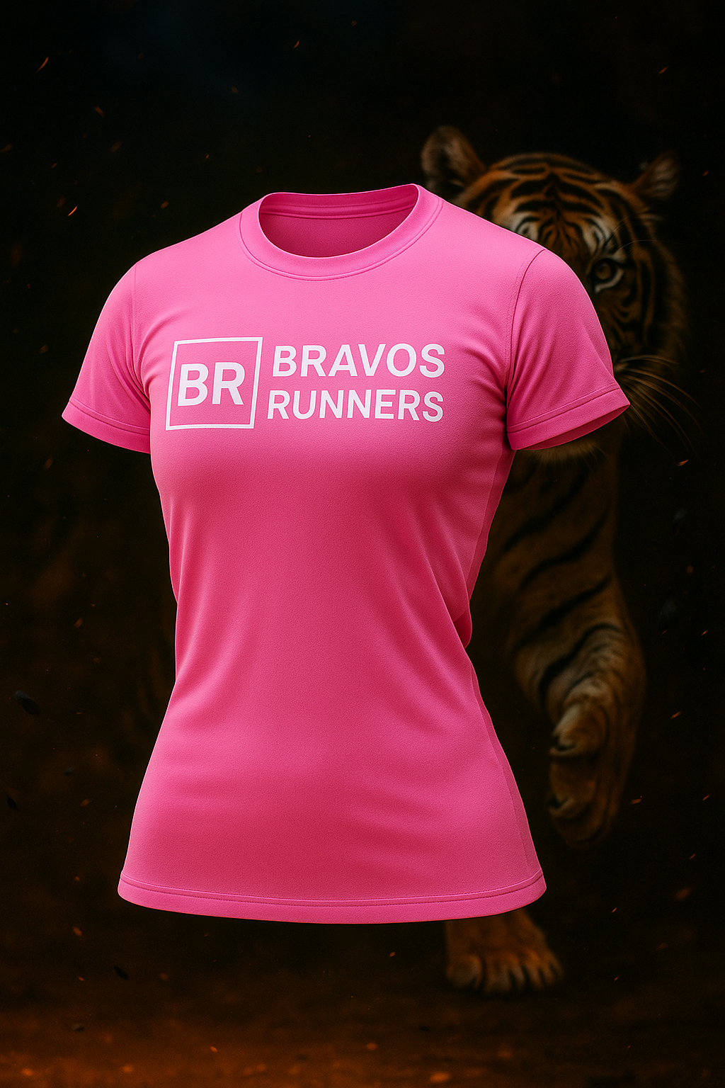 Camisa Rosa Baby-Look